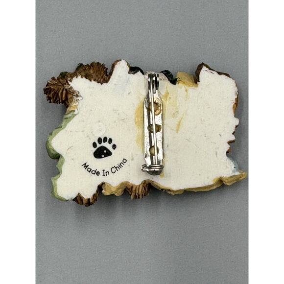 Longaberger Boyd's Bear Resin Grandma Quiltsbeary Lapel Pin Brooch - Picture 3 of 3